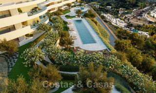 Nouveaux appartements de luxe de style contemporains à vendre avec vue extraordinaire sur la mer, le golf et la montagne - Benahavis, Marbella 31087 