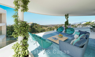 Nouveaux appartements de luxe de style contemporains à vendre avec vue extraordinaire sur la mer, le golf et la montagne - Benahavis, Marbella 31088 