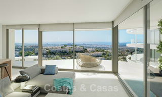 Nouveaux appartements de luxe de style contemporains à vendre avec vue extraordinaire sur la mer, le golf et la montagne - Benahavis, Marbella 31089 