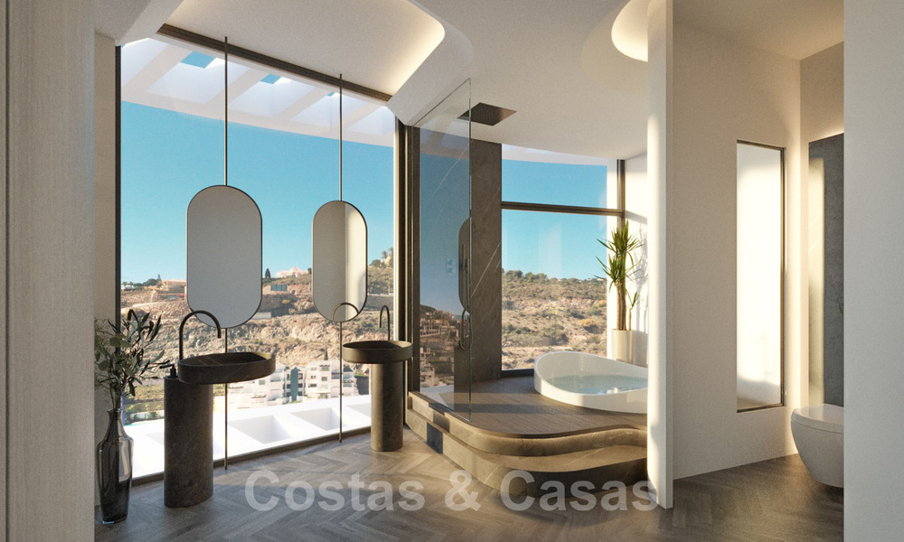 Nouveaux appartements de luxe de style contemporains à vendre avec vue extraordinaire sur la mer, le golf et la montagne - Benahavis, Marbella 31102