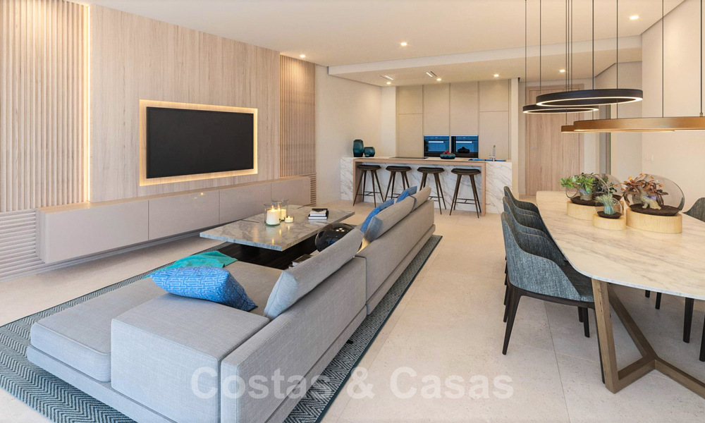 Nouveaux appartements de luxe de style contemporains à vendre avec vue extraordinaire sur la mer, le golf et la montagne - Benahavis, Marbella 37284