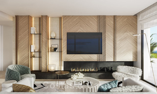 Nouveaux appartements de luxe de style contemporains à vendre avec vue extraordinaire sur la mer, le golf et la montagne - Benahavis, Marbella 37285 