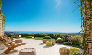 Nouveaux appartements de luxe de style contemporains à vendre avec vue extraordinaire sur la mer, le golf et la montagne - Benahavis, Marbella 37296 