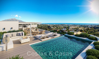 Nouveaux appartements de luxe de style contemporains à vendre avec vue extraordinaire sur la mer, le golf et la montagne - Benahavis, Marbella 37298 
