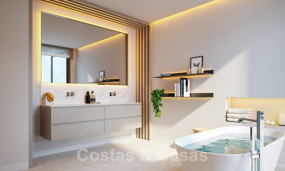 Nouveaux appartements de luxe de style contemporains à vendre avec vue extraordinaire sur la mer, le golf et la montagne - Benahavis, Marbella 37301