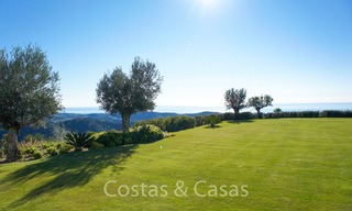 Majestueuse villa de luxe dans un cadre rural à vendre, avec vue imprenable sur la mer et la montagne, Benahavis, Marbella 6323 
