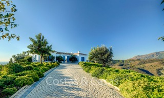 Majestueuse villa de luxe dans un cadre rural à vendre, avec vue imprenable sur la mer et la montagne, Benahavis, Marbella 6326 