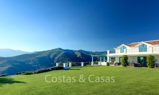 Majestueuse villa de luxe dans un cadre rural à vendre, avec vue imprenable sur la mer et la montagne, Benahavis, Marbella 6341 