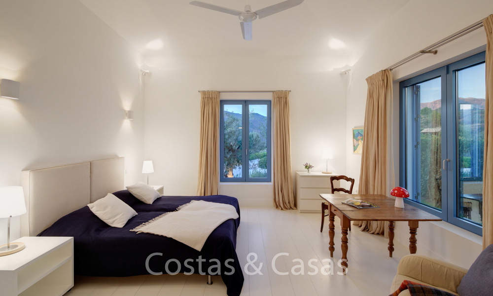 Majestueuse villa de luxe dans un cadre rural à vendre, avec vue imprenable sur la mer et la montagne, Benahavis, Marbella 6346
