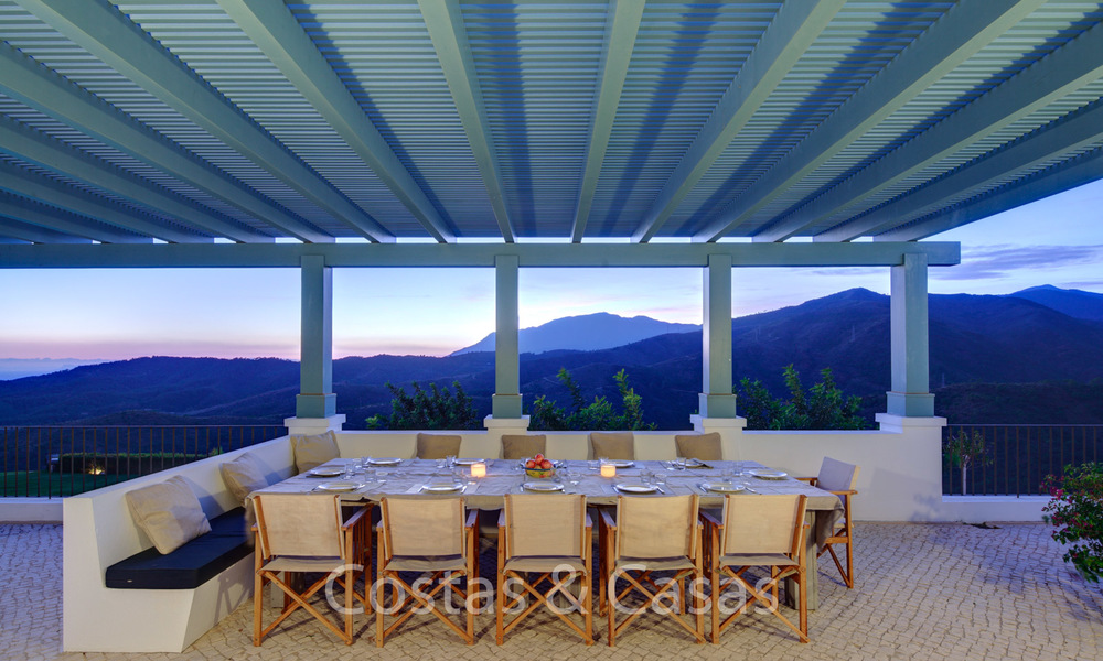 Majestueuse villa de luxe dans un cadre rural à vendre, avec vue imprenable sur la mer et la montagne, Benahavis, Marbella 6348