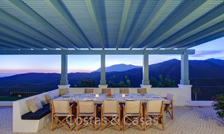 Majestueuse villa de luxe dans un cadre rural à vendre, avec vue imprenable sur la mer et la montagne, Benahavis, Marbella 6348 