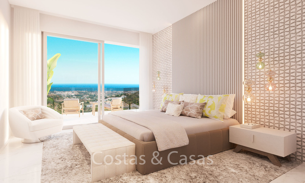 Superbes nouveaux appartements de luxe à vendre, avec vue imprenable sur la mer et la vallée, Benahavis - Marbella 6487