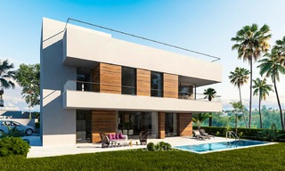 Villas de luxe modernes et confortables à vendre sur un beau golf - New Golden Mile, Marbella 6654 
