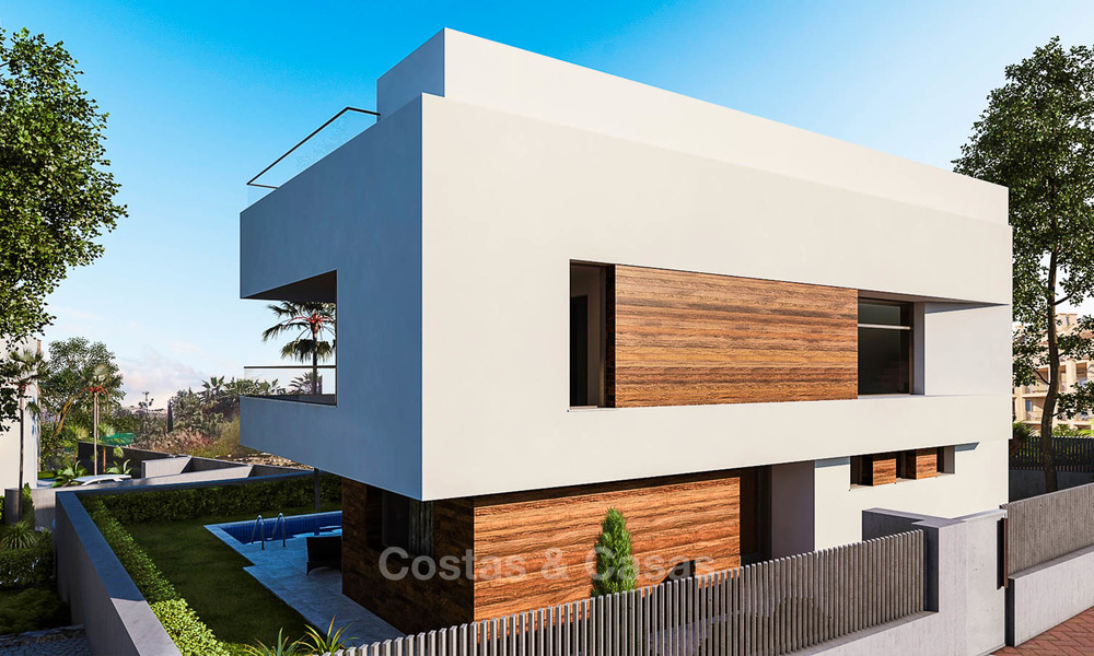 Villas de luxe modernes et confortables à vendre sur un beau golf - New Golden Mile, Marbella 6655