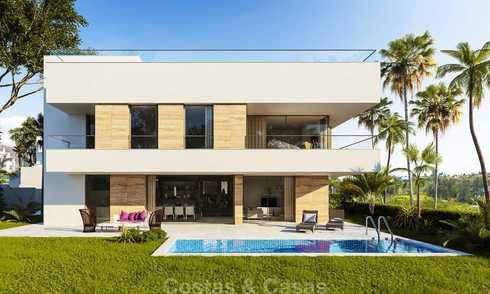 Villas de luxe modernes et confortables à vendre sur un beau golf - New Golden Mile, Marbella 6658