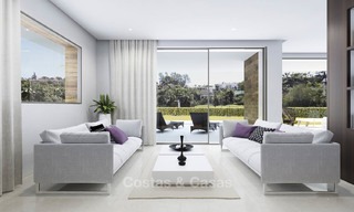 Villas de luxe modernes et confortables à vendre sur un beau golf - New Golden Mile, Marbella 6664 