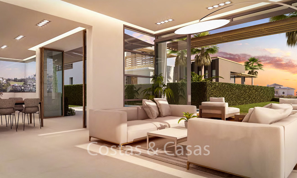 Villas de luxe avec vue sur la mer, la montagne et le golf à vendre, Riviera del Sol, Mijas, Costa del Sol 6496