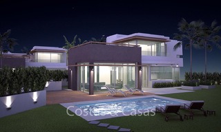 Villas de luxe avec vue sur la mer, la montagne et le golf à vendre, Riviera del Sol, Mijas, Costa del Sol 6498 