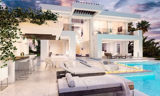 Villa neuve, de style minimaliste avec superbe vue sur mer à vendre, Estepona, Costa del Sol 6527 