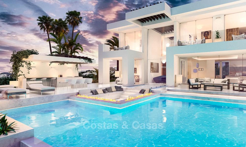 Villa neuve, de style minimaliste avec superbe vue sur mer à vendre, Estepona, Costa del Sol 6528