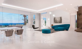 Villa neuve, de style minimaliste avec superbe vue sur mer à vendre, Estepona, Costa del Sol 6531 