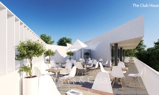 Maisons de ville avant-gardistes à la mode avec vue imprenable sur la mer à vendre, New Golden Mile, Marbella - Estepona 6559 