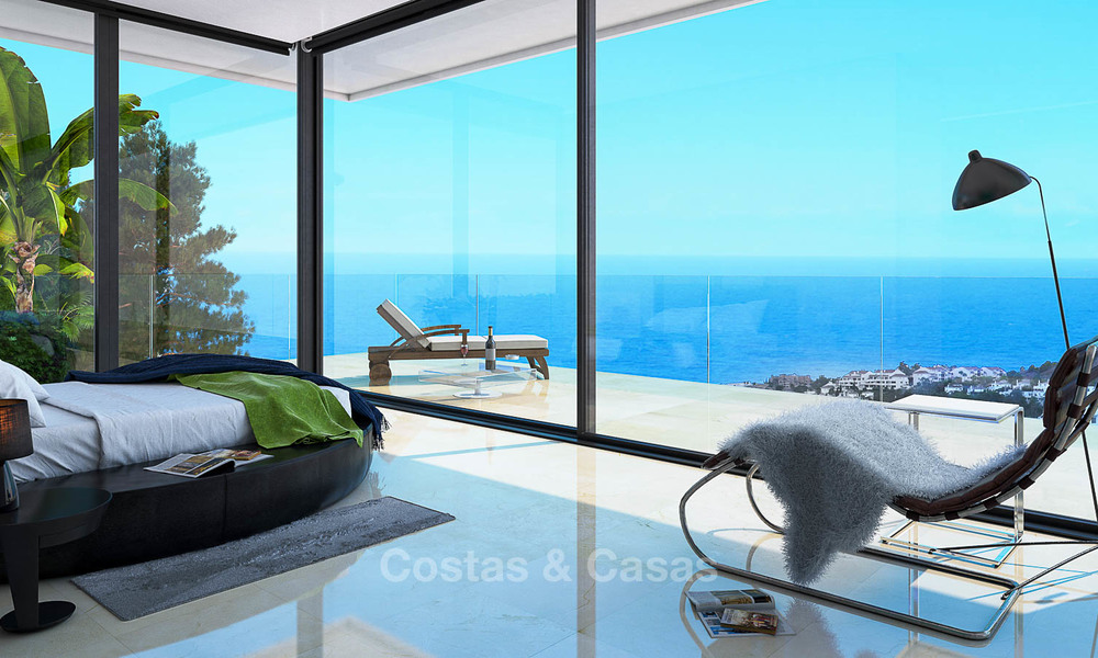 Exquise villa neuve, minimaliste avec vue magnifique sur mer à vendre, Nueva Andalucia, Marbella 6756