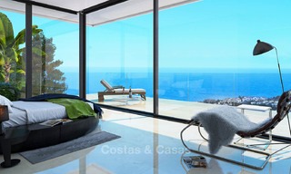 Exquise villa neuve, minimaliste avec vue magnifique sur mer à vendre, Nueva Andalucia, Marbella 6756 