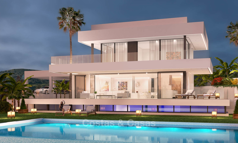 Exquise villa neuve, minimaliste avec vue magnifique sur mer à vendre, Nueva Andalucia, Marbella 6757