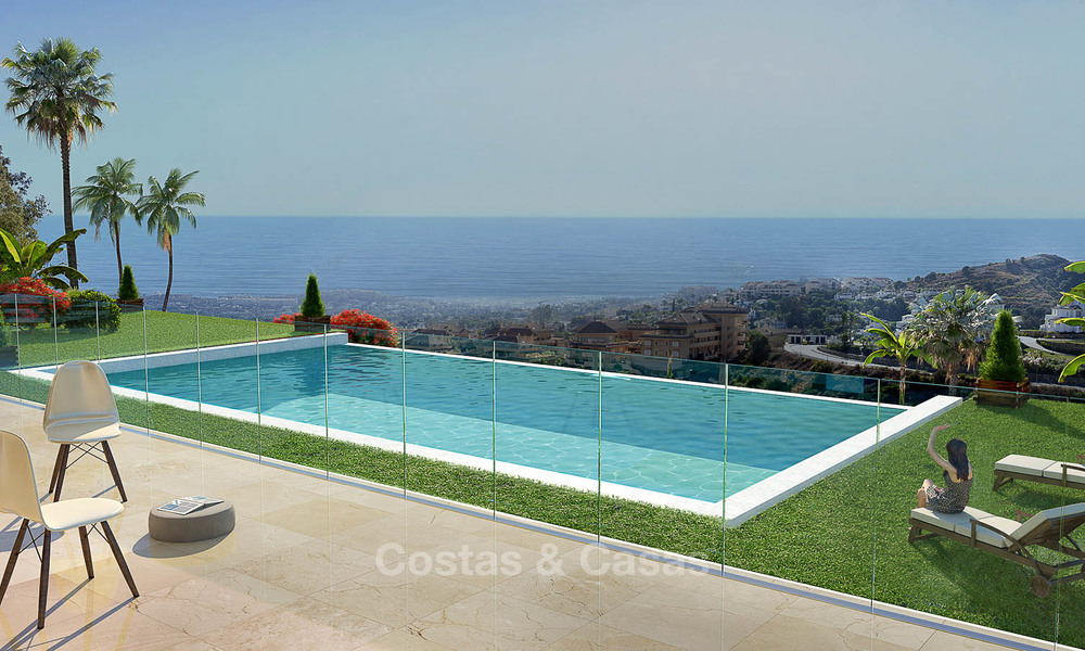 Exquise villa neuve, minimaliste avec vue magnifique sur mer à vendre, Nueva Andalucia, Marbella 6758