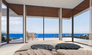 Impressionnante villa neuve de style californien à vendre, avec vue magnifique sur mer, Benahavis, Marbella 6760 