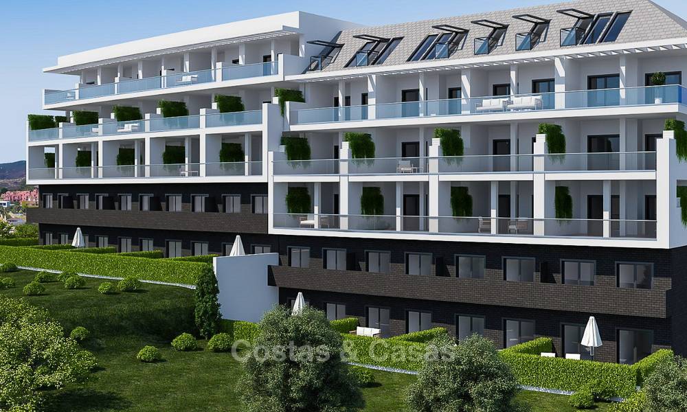 Magnifiques appartements neufs avec vue mer et golf à vendre, à quelques minutes à pied de la plage, Manilva - Costa del Sol 7078