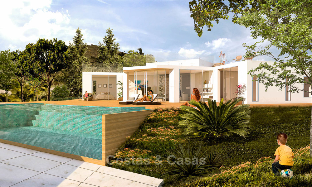 Villa à rénover sur un grand terrain à vendre dans un endroit spectaculaire - Golden Mile, Marbella 7020