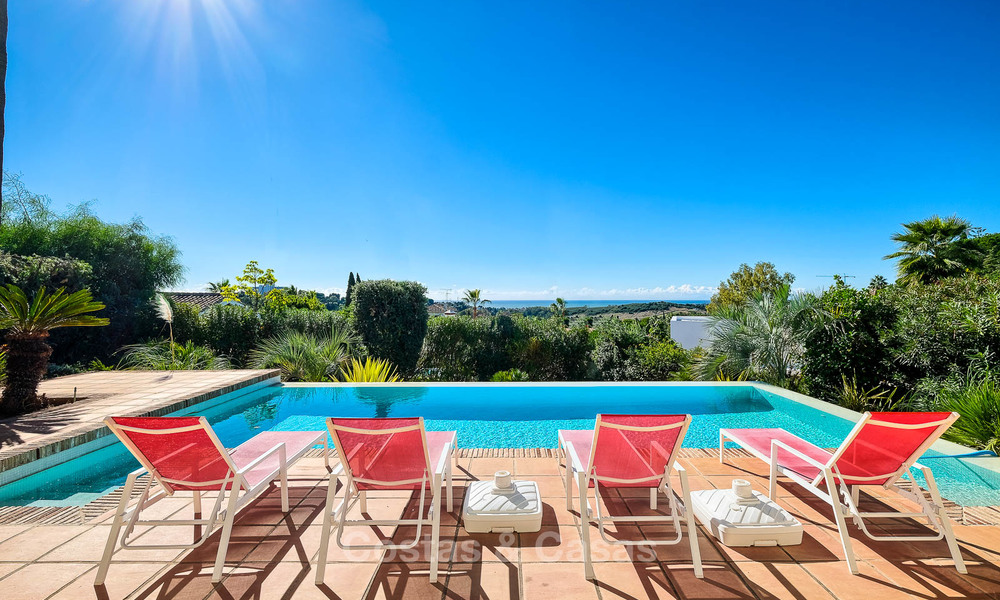 Villa charmante et spacieuse de style classique avec vue mer à vendre, Benahavis - Marbella 7122