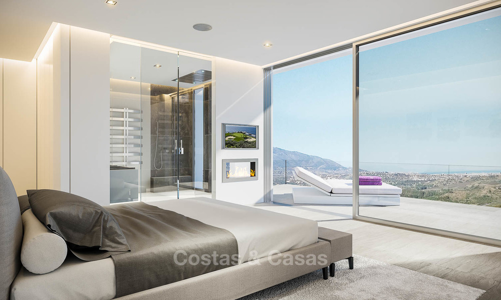 Appartements neufs et modernes avec vue mer à vendre dans un centre de vacances luxueuse de golf - La Cala, Mijas, Costa del Sol 7135