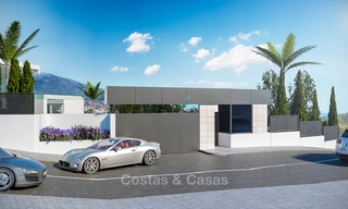 Appartements neufs et modernes avec vue mer à vendre dans un centre de vacances luxueuse de golf - La Cala, Mijas, Costa del Sol 7138 