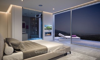 Appartements neufs et modernes avec vue mer à vendre dans un centre de vacances luxueuse de golf - La Cala, Mijas, Costa del Sol 7141 