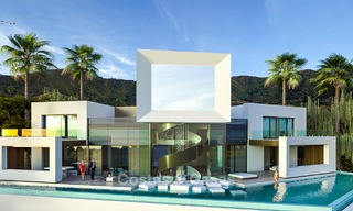 Impressionnante villa de luxe minimaliste de construction récente avec vue mer panoramique à vendre, Marbella Est 7443 