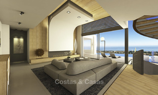 Impressionnante villa de luxe minimaliste de construction récente avec vue mer panoramique à vendre, Marbella Est 19341 