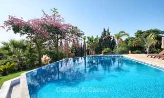 Magnifique villa de luxe de style rustique avec vue imprenable sur la mer et les montagnes - Golf Valley, Nueva Andalucia, Marbella 7240 