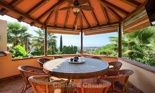Magnifique villa de luxe de style rustique avec vue imprenable sur la mer et les montagnes - Golf Valley, Nueva Andalucia, Marbella 7247 