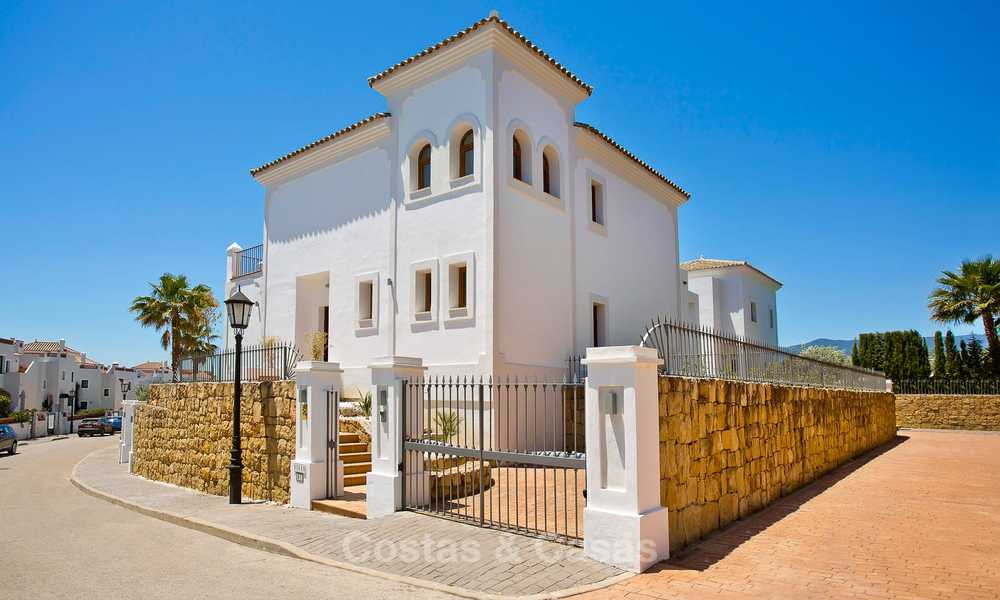 A vendre, élégantes villas neuves, clé en main, avec vue sur mer, première ligne de golf, New Golden Mile, Marbella - Estepona 7576