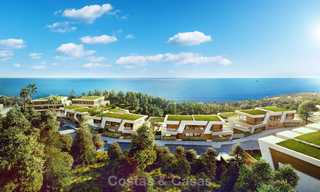 A vendre, magnifiques maisons de ville neuves de style contemporain avec vue mer dans une station balnéaire prestigieuse, Mijas, Costa del Sol 7615 