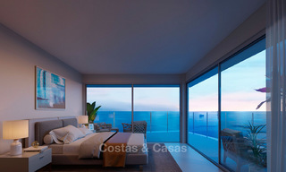 A vendre, magnifiques maisons de ville neuves de style contemporain avec vue mer dans une station balnéaire prestigieuse, Mijas, Costa del Sol 7620 