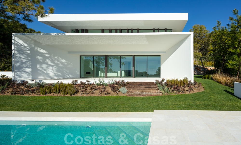 Nouvelles villas de luxe contemporaines à vendre, situé dans une urbanisation exclusive, vue mer à Benahavis - Marbella 21652