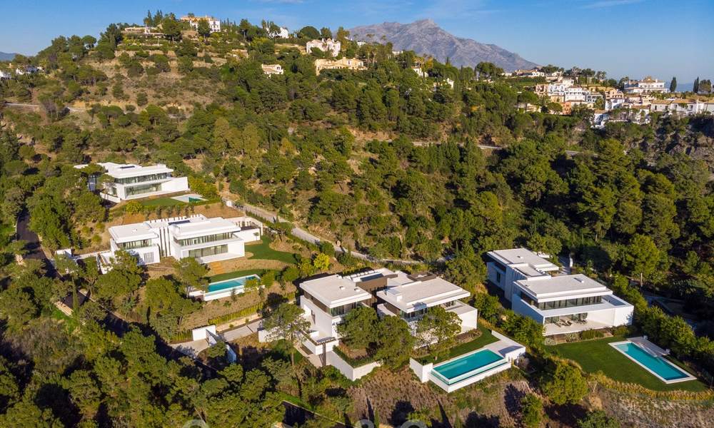 Nouvelles villas de luxe contemporaines à vendre, situé dans une urbanisation exclusive, vue mer à Benahavis - Marbella 21656