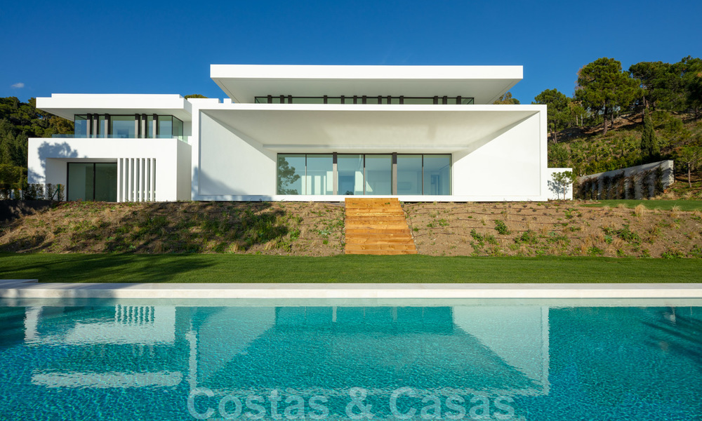 Nouvelles villas de luxe contemporaines à vendre, situé dans une urbanisation exclusive, vue mer à Benahavis - Marbella 21663