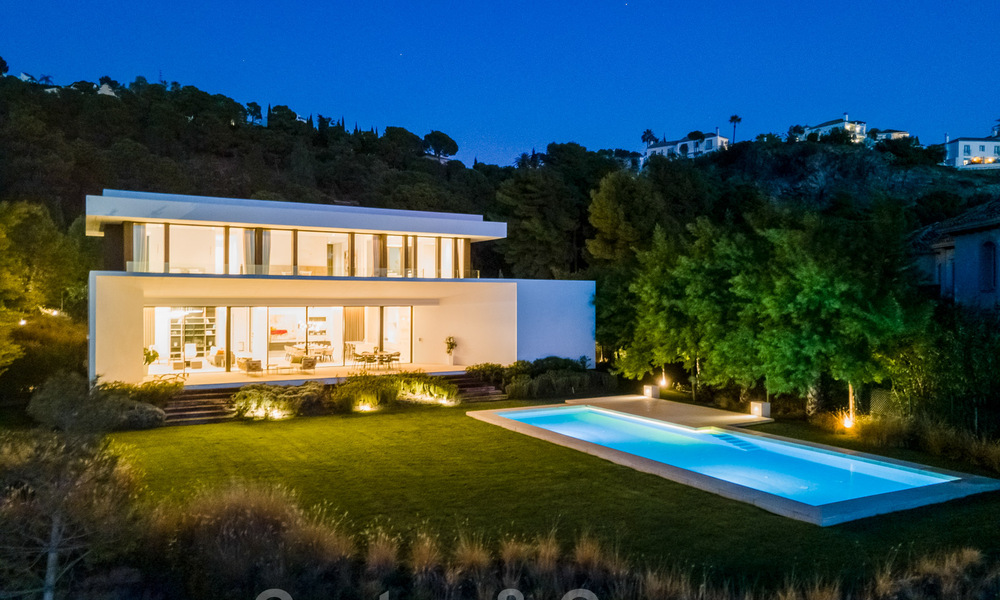Nouvelles villas de luxe contemporaines à vendre, situé dans une urbanisation exclusive, vue mer à Benahavis - Marbella 37267