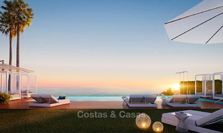 Nouveaux appartements de golf, modernes avec vue sur mer à vendre dans un complexe de luxe à La Cala, Mijas, Costa del Sol 8957 