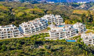 Nouveaux appartements de golf, modernes avec vue sur mer à vendre dans un complexe de luxe à La Cala, Mijas, Costa del Sol 8966 